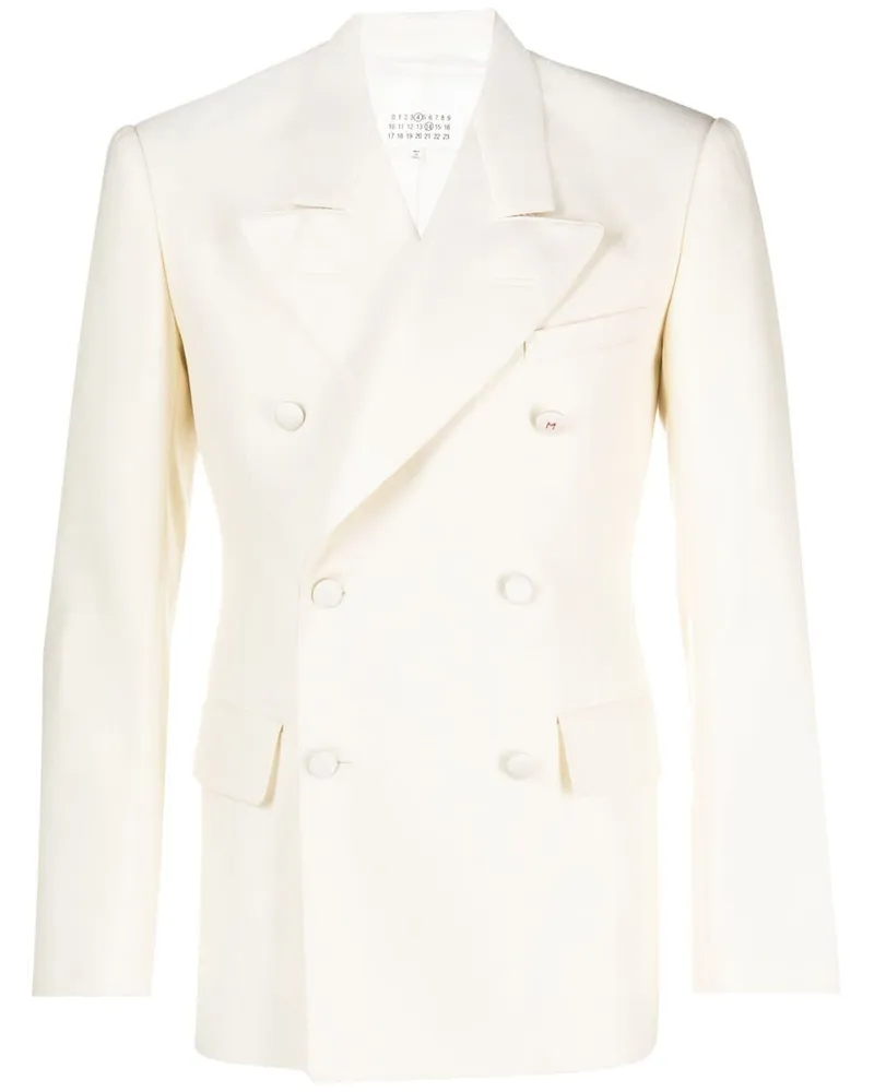 Maison Margiela Doppelreihiges Sakko - Nude Nude