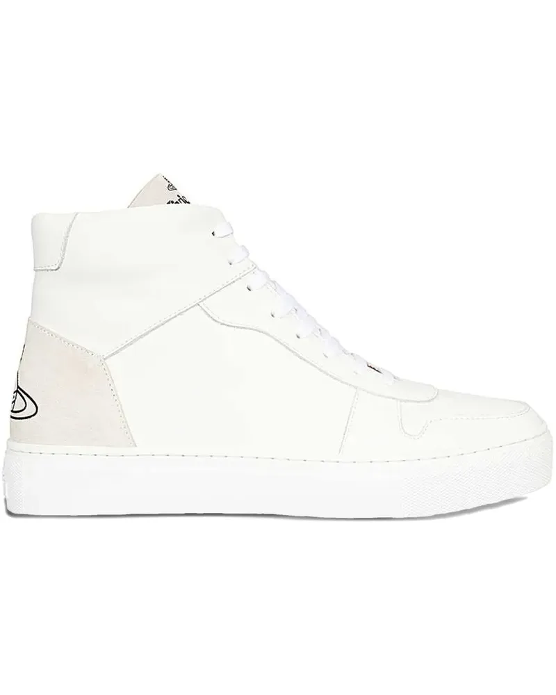 Vivienne Westwood High-Top-Sneakers mit Logo-Print - Weiß Weiß
