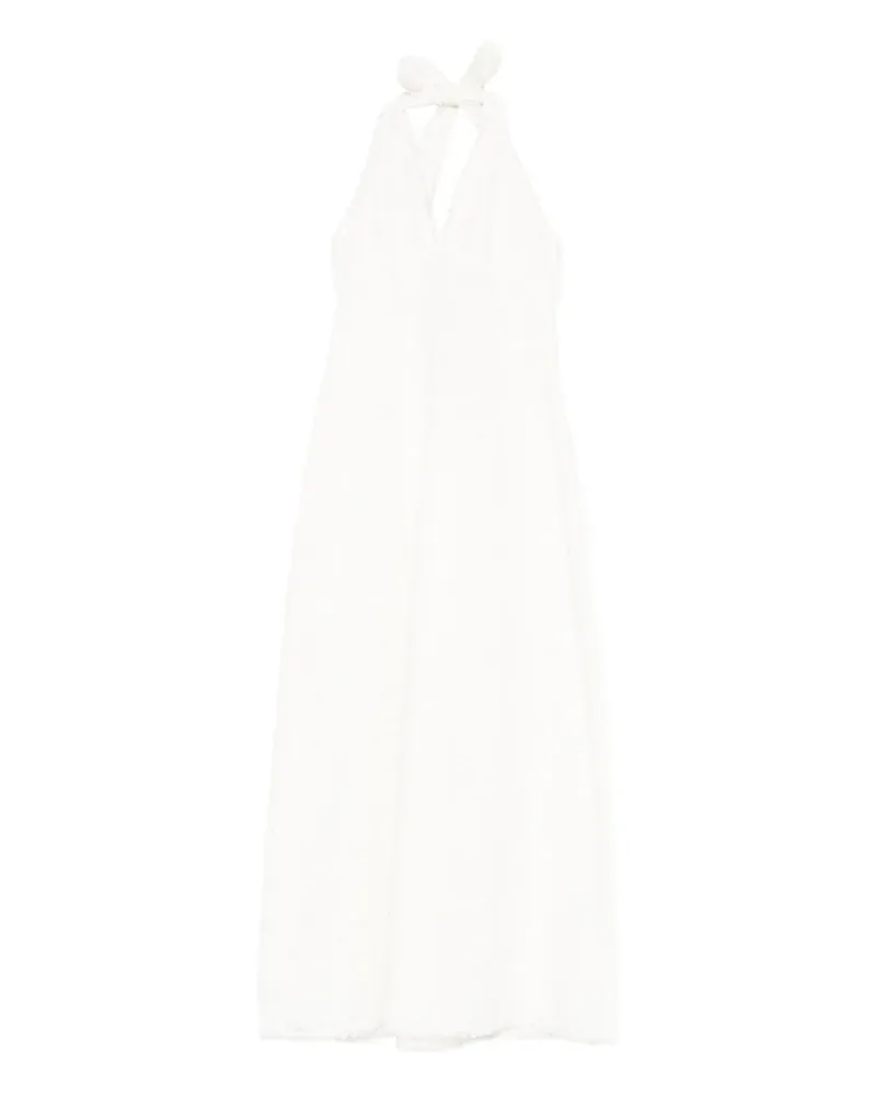 Posse Salma halterneck midi dress - Weiß Weiß
