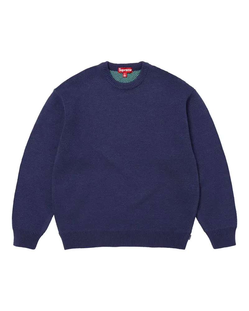 Supreme Being x Spitfire® intarsia-knit sweater - Blau Blau
