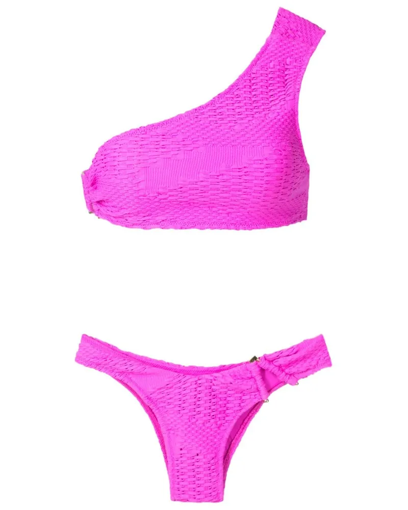 Amir Slama Schulterfreier Bikini - Rosa Rosa