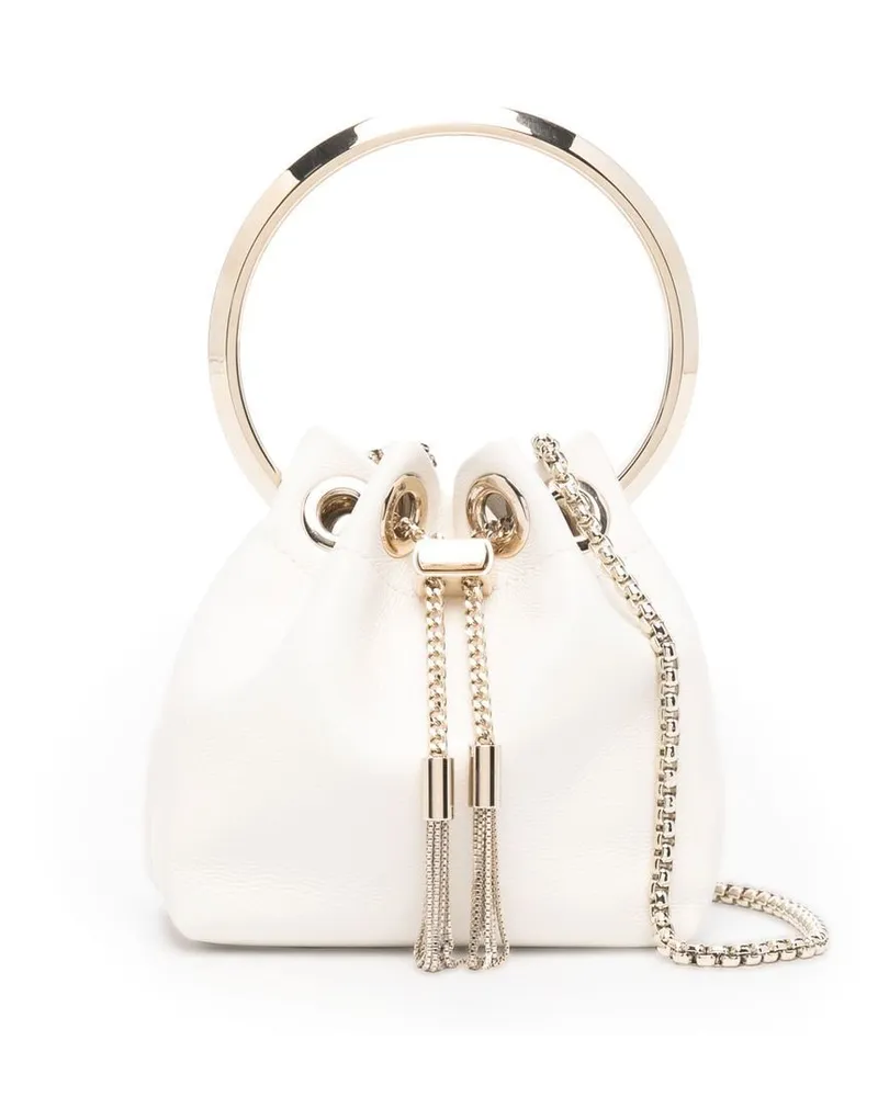 Jimmy Choo Bon Bon Mini-Tasche - Weiß Weiß