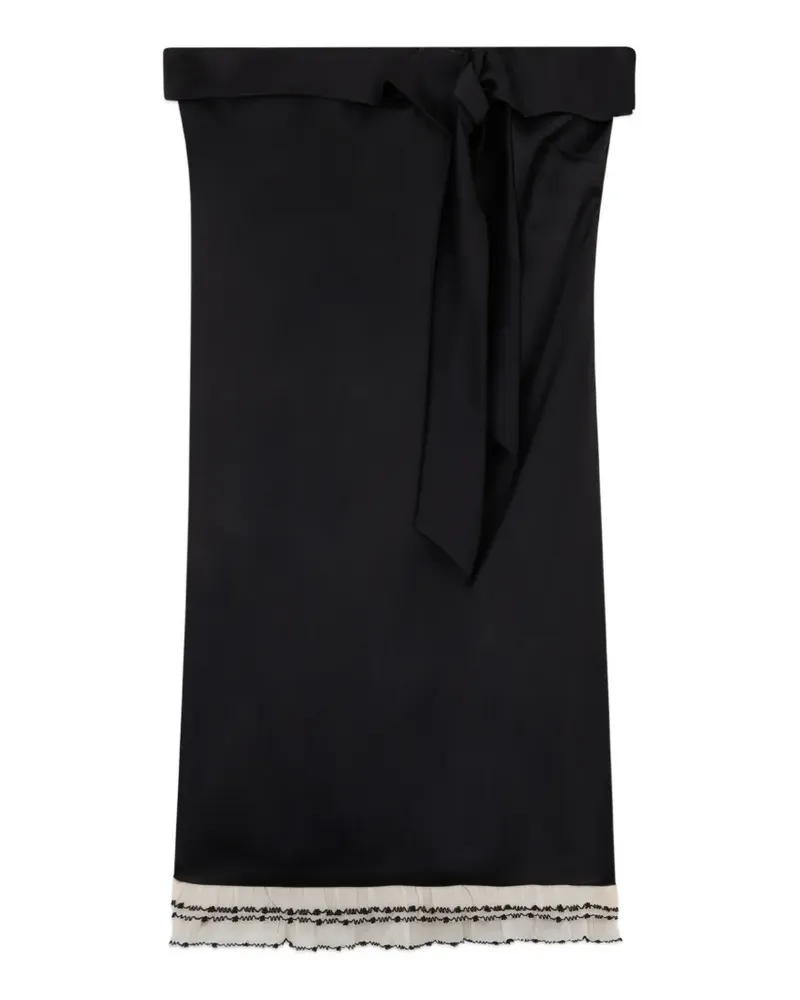 GCDS Minikleid mit Schleife - Schwarz Schwarz