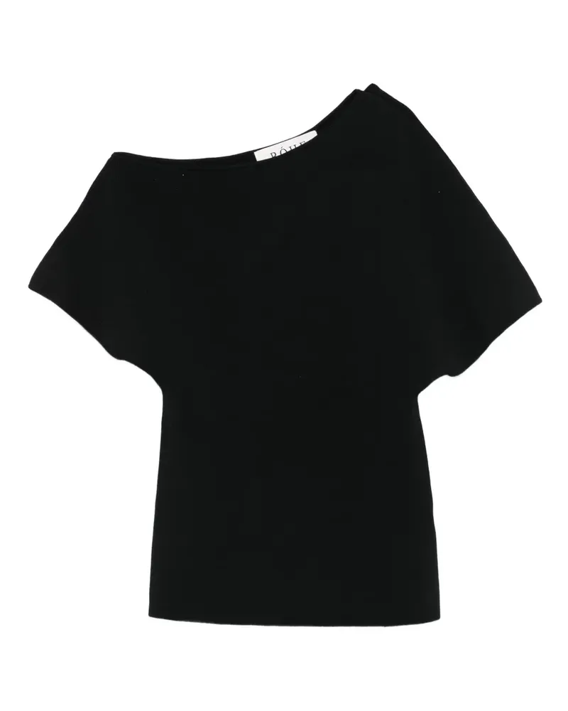 Róhe T-Shirt aus Jersey - Schwarz Schwarz