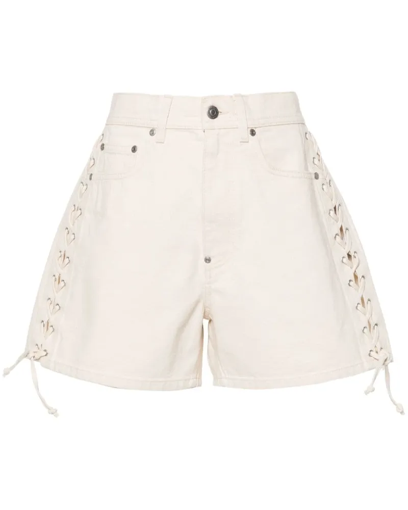 Stella McCartney Shorts mit Schnürung Nude