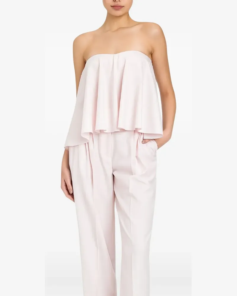 Twin-Set strapless tiered top - Rosa Rosa