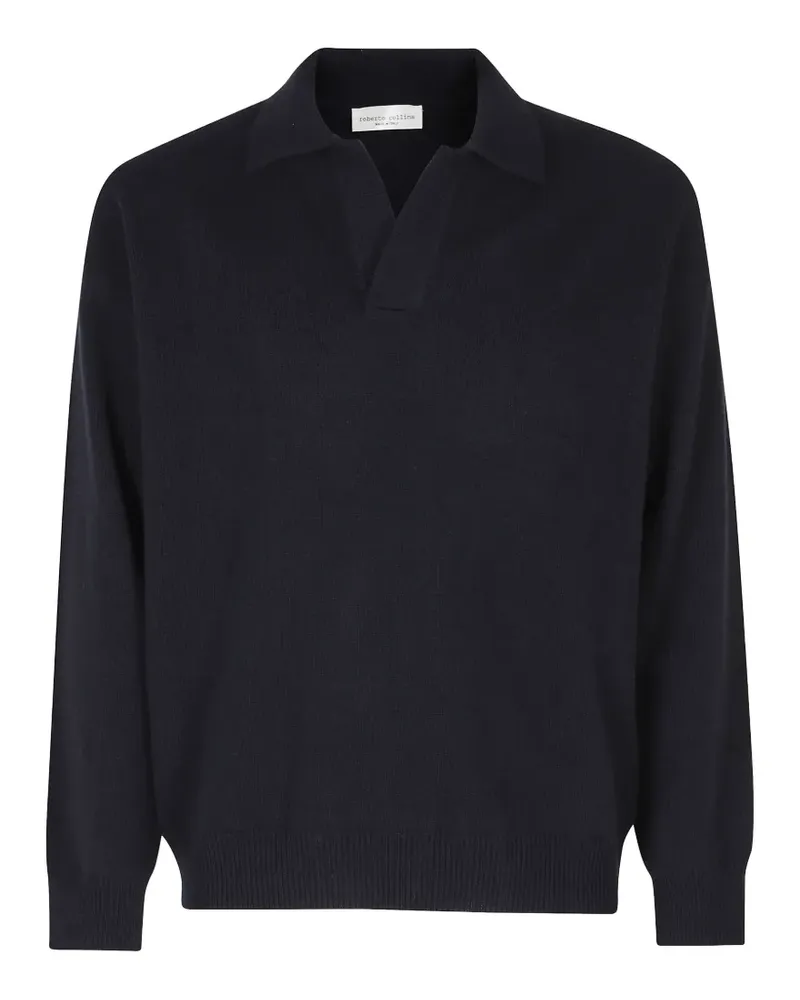Roberto Collina Gestrickter Pullover - Blau Blau