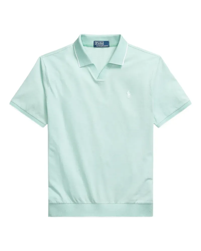Ralph Lauren Mesh-Poloshirt aus Jacquard - Blau Blau