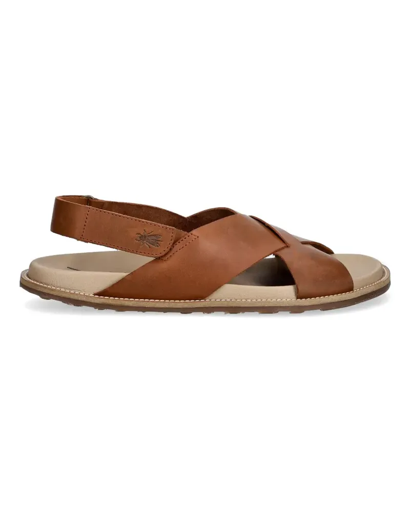 Fly London crossover-strap slingback sandals - Braun Braun