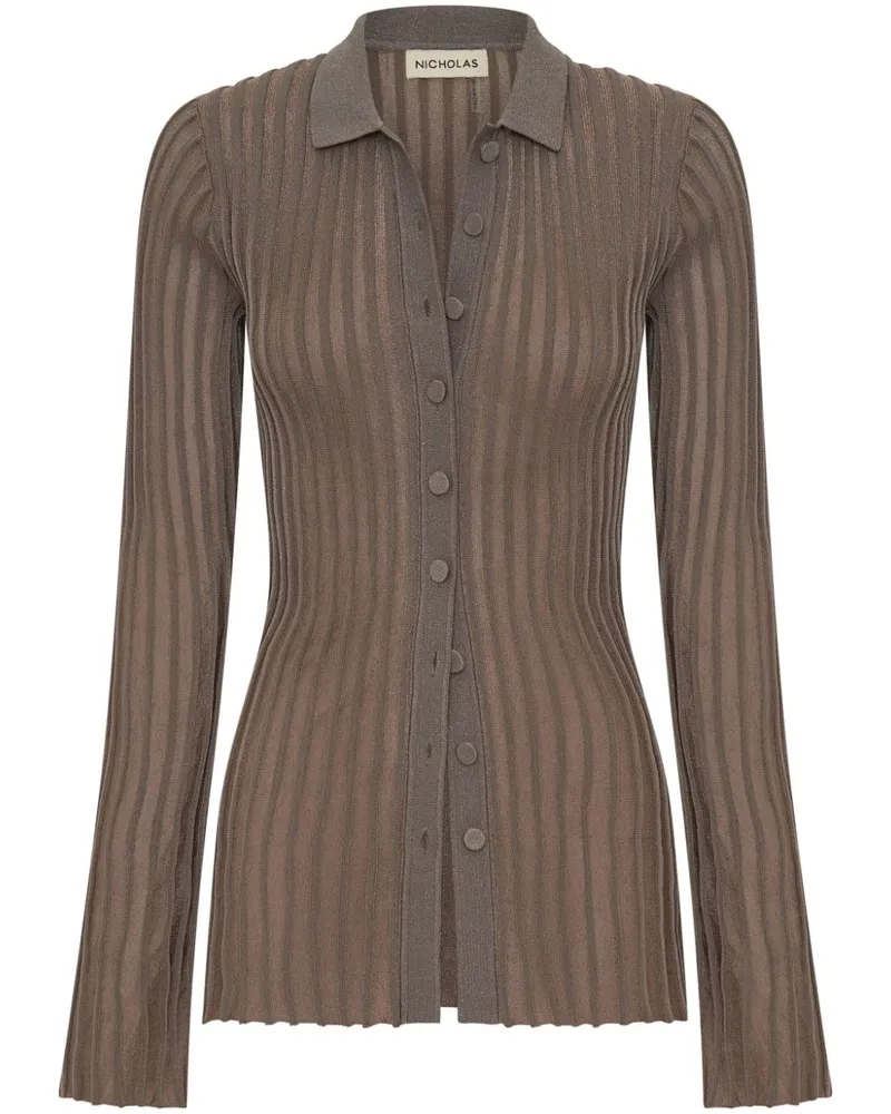 NICHOLAS Mika Cardigan - Braun Braun