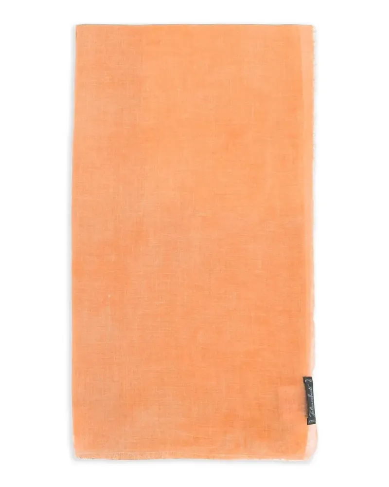 Faliero Sarti Schal mit Fransen - Orange Orange