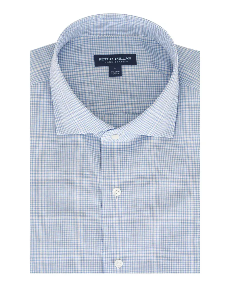 Peter Millar Kariertes Hemd - Blau Blau