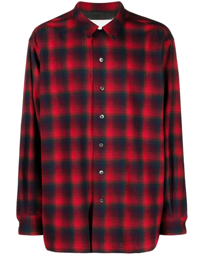 Maison Margiela x Pendleton Hemd mit Karomuster - Rot Rot