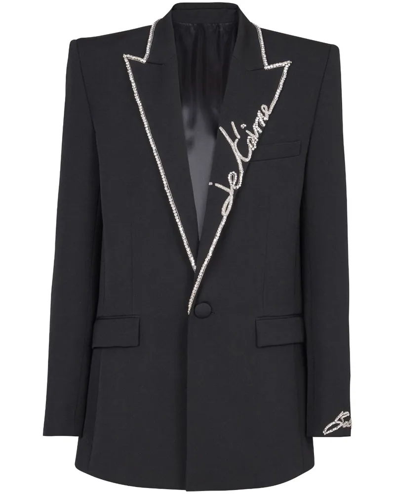 Balmain Love Letter Blazer - Schwarz Schwarz