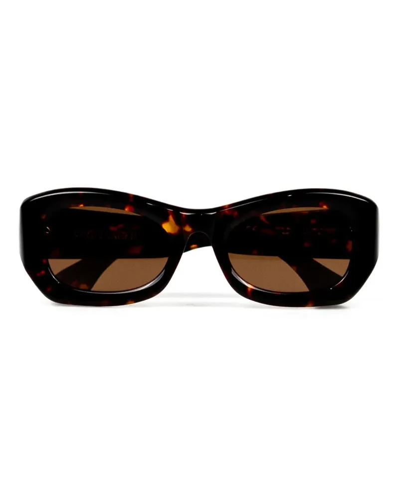 Port Tanger Sonnenbrille mit ovalem Gestell - Braun Braun
