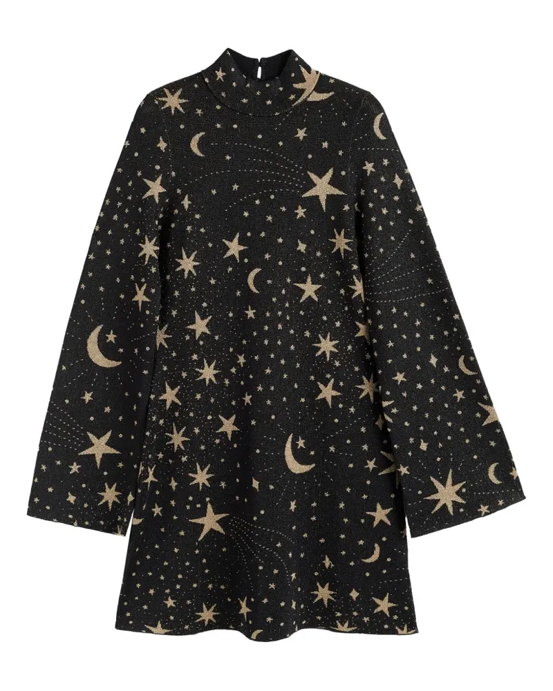 Chinti & Parker constellation mini dress - Schwarz Schwarz
