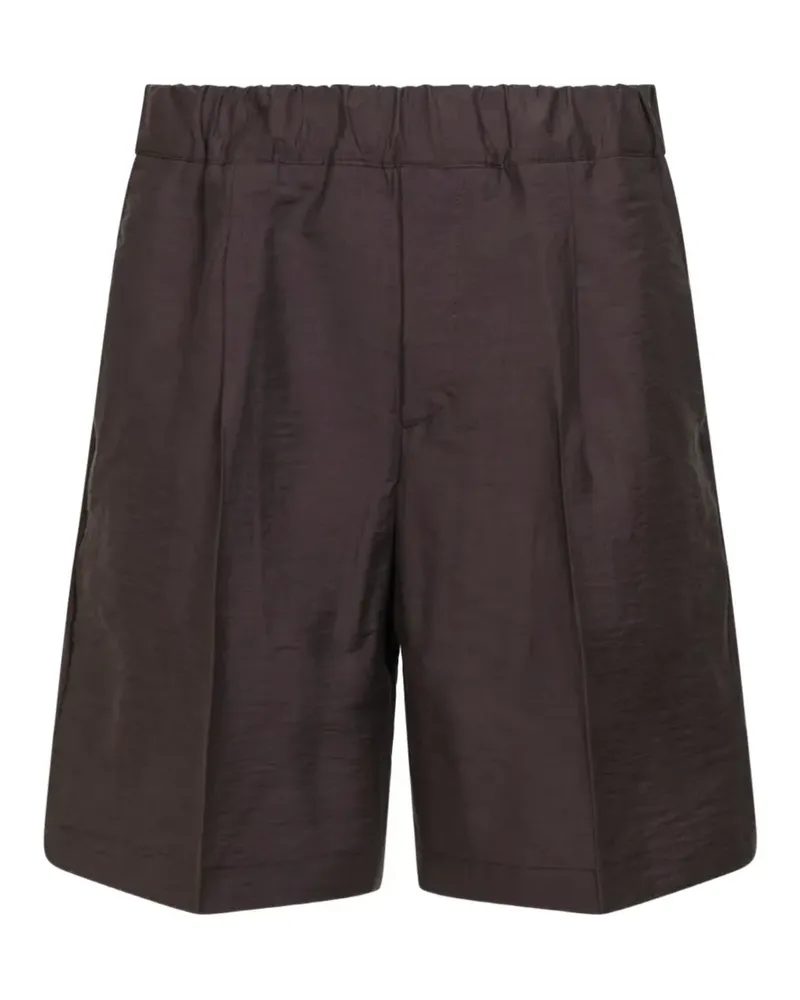 Costumein pleated virgin wool shorts - Braun Braun