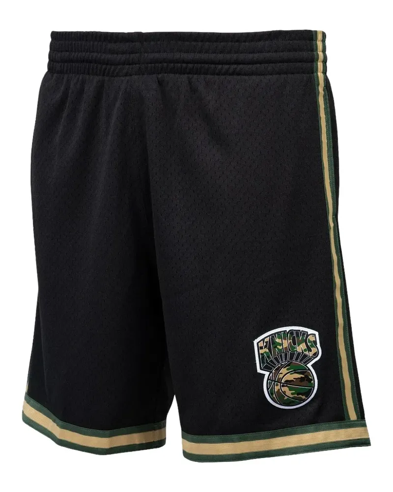 Mitchell & Ness x NBA 1991 New York Knicks Shorts - Schwarz Schwarz
