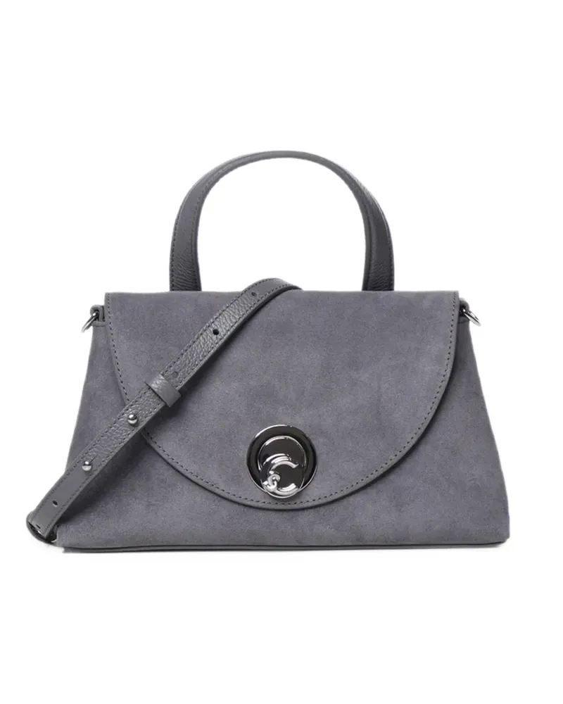 Coccinelle Kleine Nikla Tote Bag aus Wildleder - Grau Grau