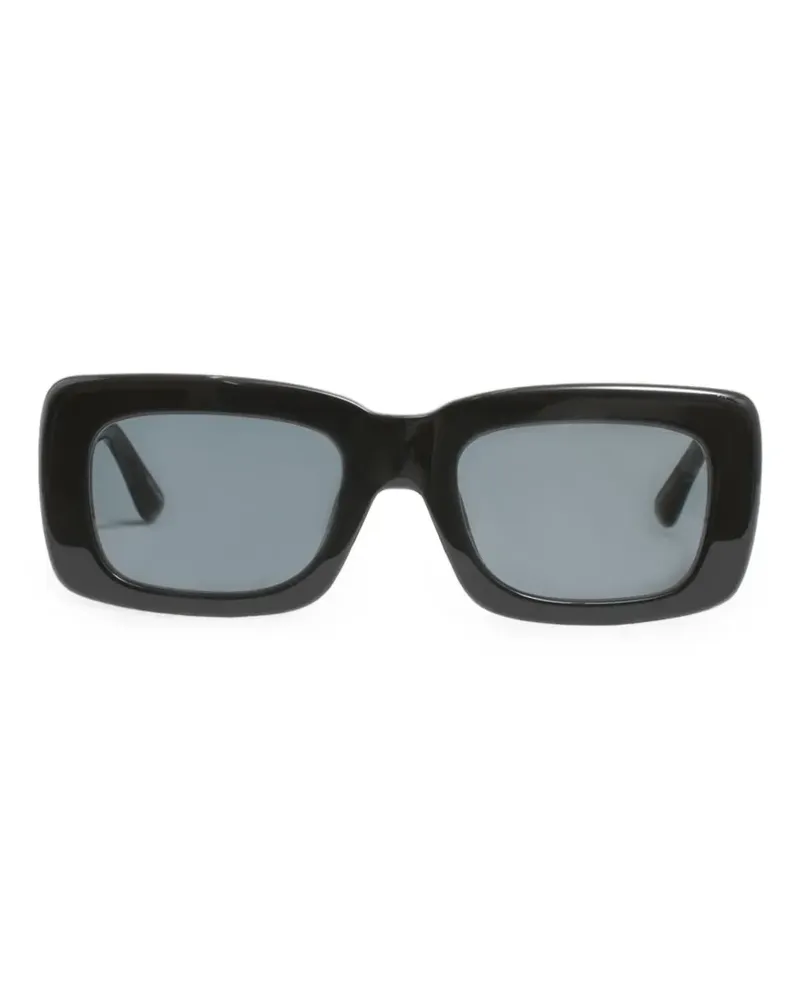 ATTICO x Linda Farrow Marfa Sonnenbrille mit eckigem Gestell - Schwarz Schwarz