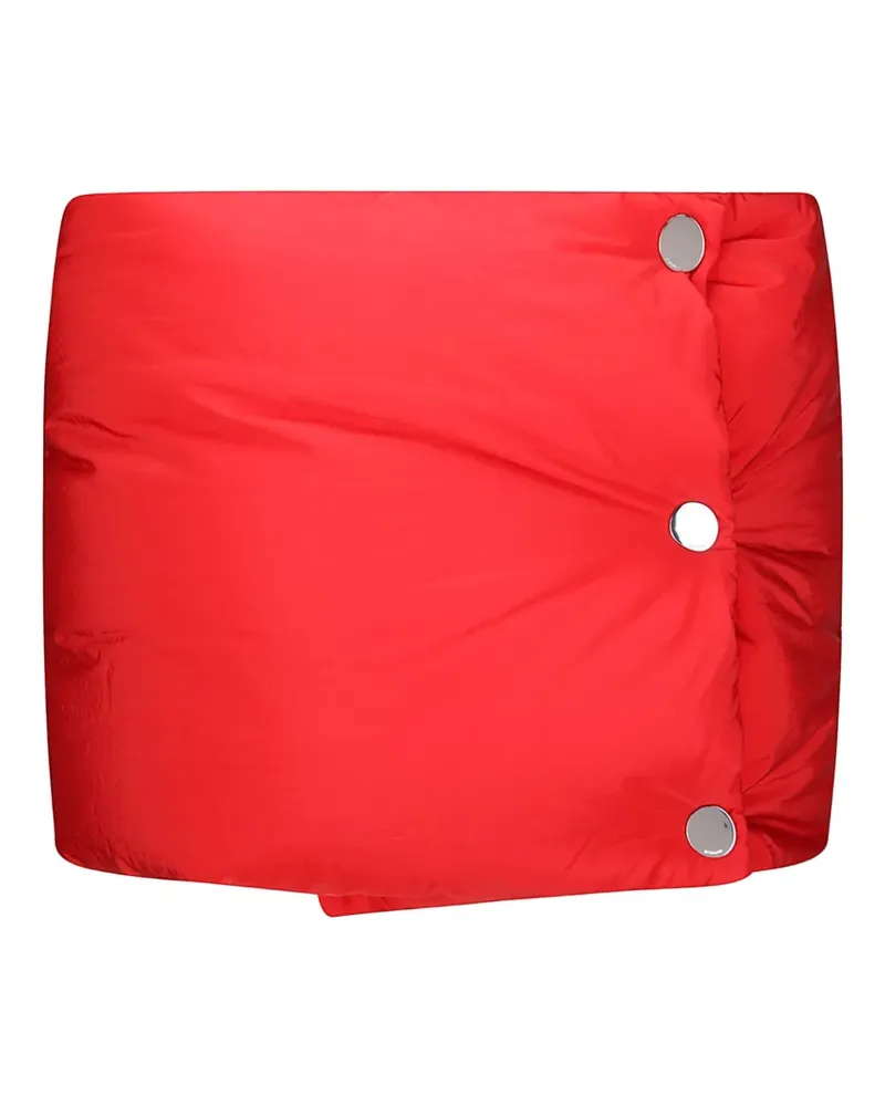 SPORTMAX Wattierter Schal mit Knöpfen - Rot Rot