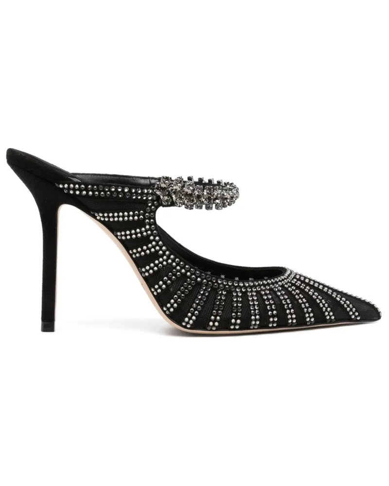 Jimmy Choo Bing Mules 100mm - Schwarz Schwarz