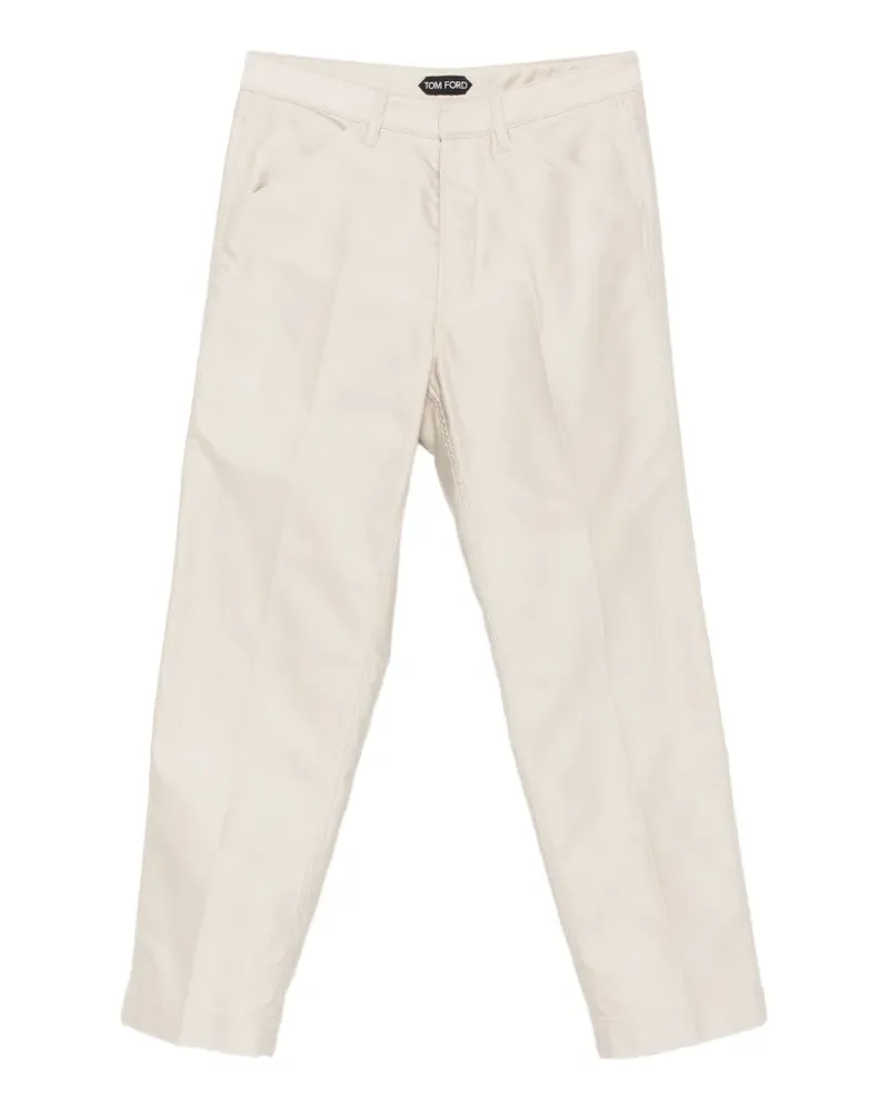 Tom Ford Carpenter-Hose aus Satin - Nude Nude