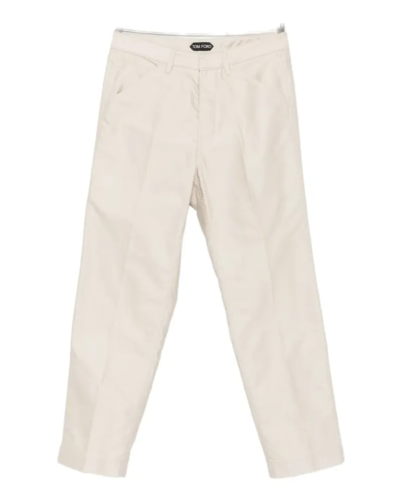 Tom Ford satin carpenter trousers - Nude Nude