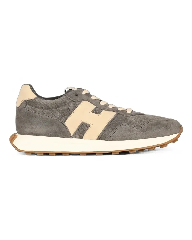 Hogan Sneakers mit Logo-Patch - Grau Grau