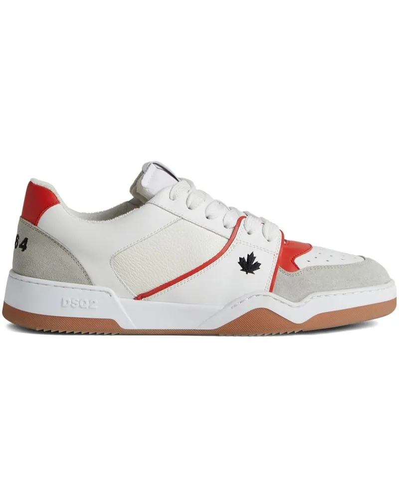 Dsquared2 Sneakers mit Logo-Stickerei - Weiß Weiß