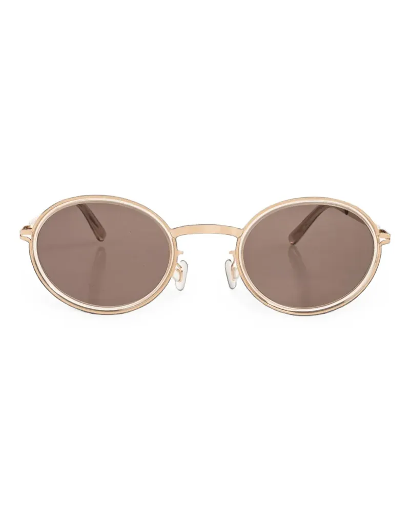 Mykita Berthold Brille mit rundem Gestell - Gold Gold
