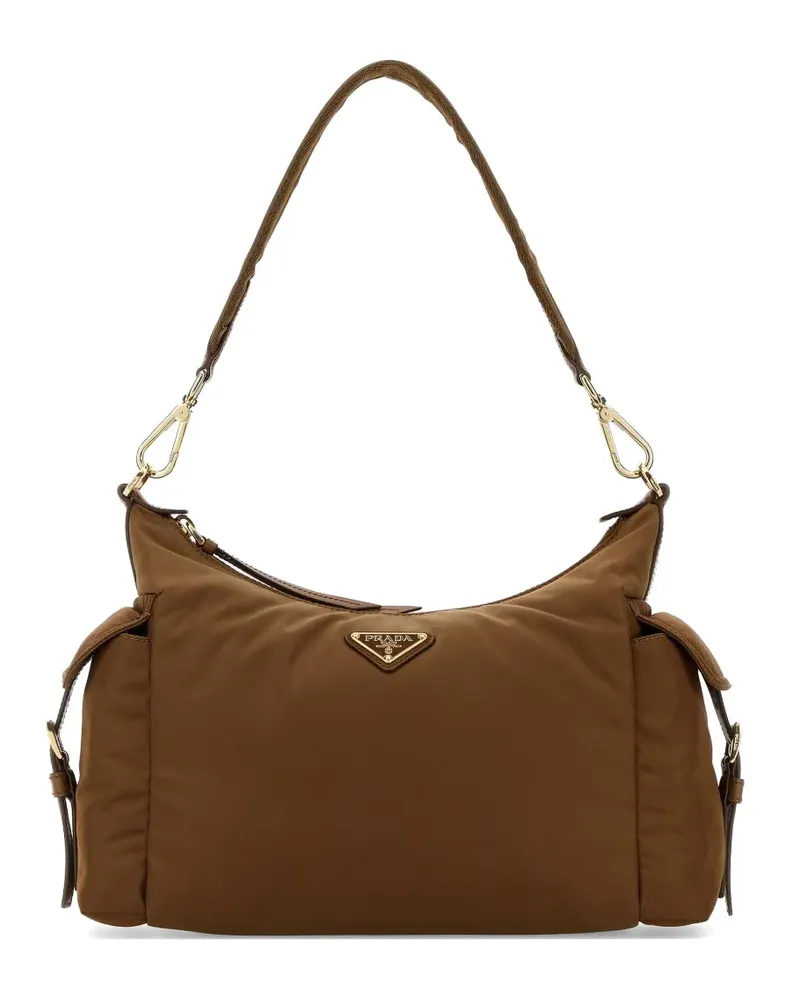 Prada large Explore pocket shoulder bag - Braun Braun