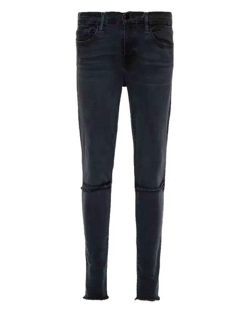 Frame Denim Jeans mit geradem Bein - Schwarz Schwarz