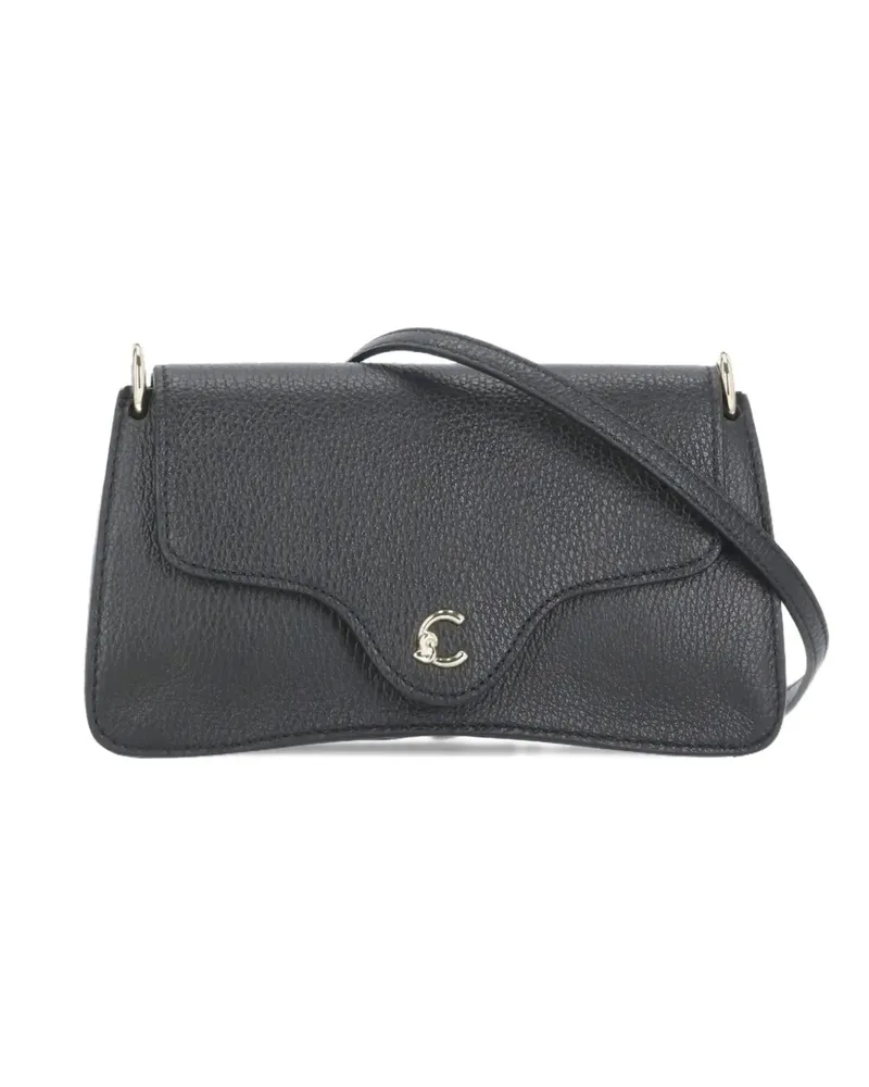 Coccinelle small C-Me logo-detail shoulder bag - Schwarz Schwarz