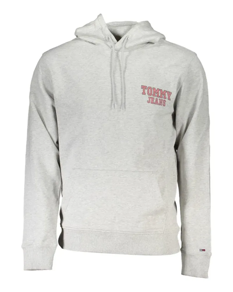 Tommy Hilfiger logo-print drawstring hoodie - Grau Grau