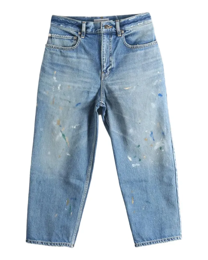 Balenciaga Jackie Capri distressed jeans - Blau Blau