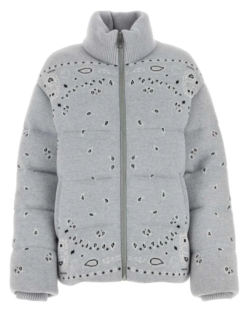 Alanui Jacke mit Bandana-Print - Grau Grau