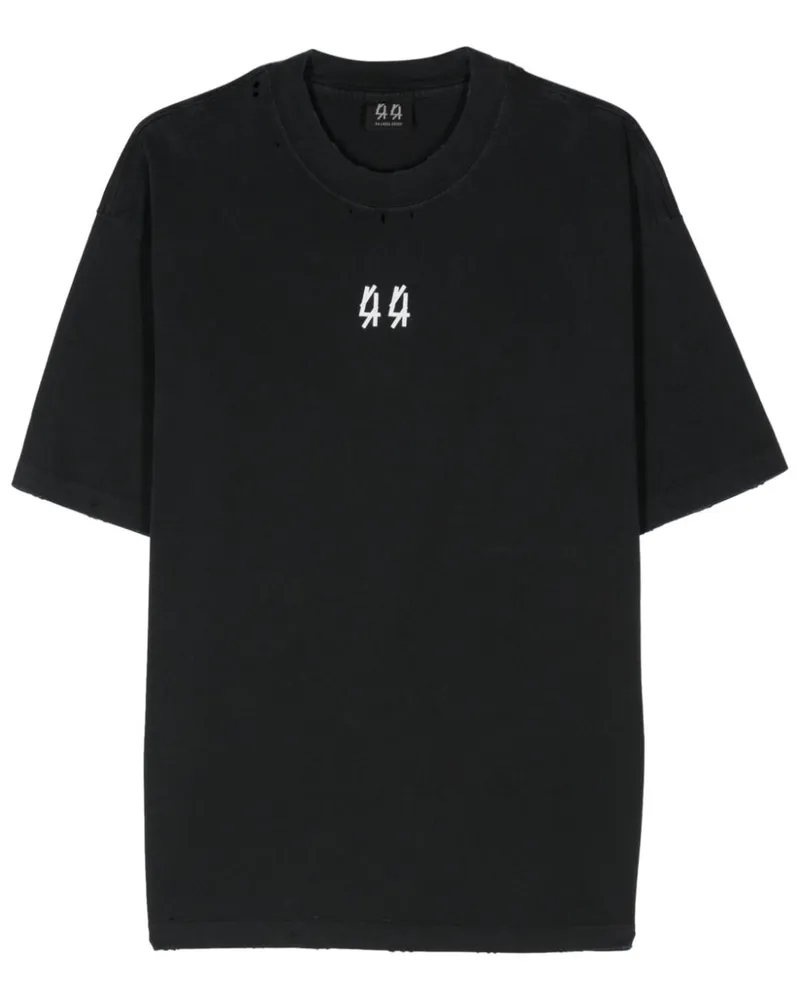 44 LABEL GROUP Karanlink T-Shirt - Schwarz Schwarz