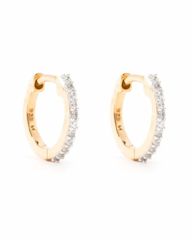 Missoma Creolen mit Pavé - Gold Gold