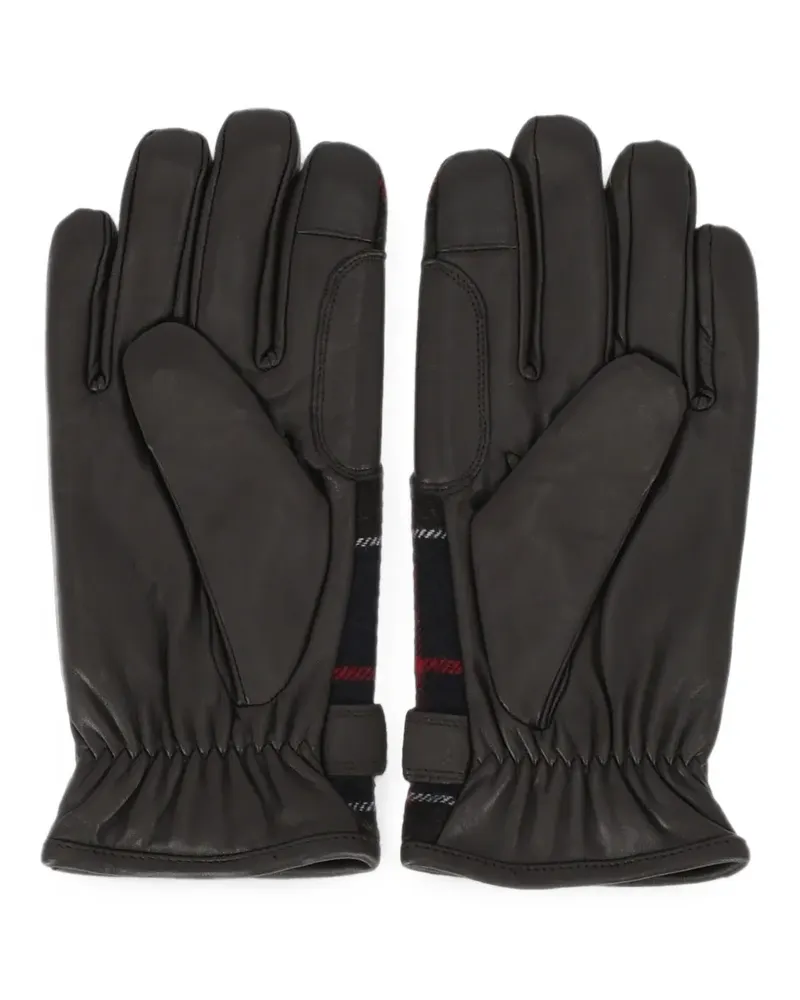 Barbour Newbrough Tartan Handschuhe - Braun Braun
