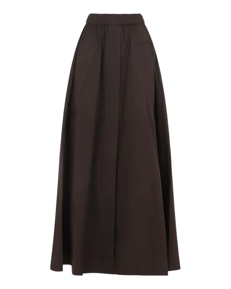 Co elasticated-waistband maxi skirt - Braun Braun