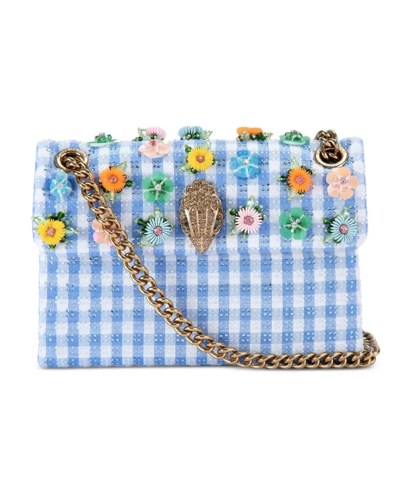 Kurt Geiger mini Kensington flower bag - Blau Blau