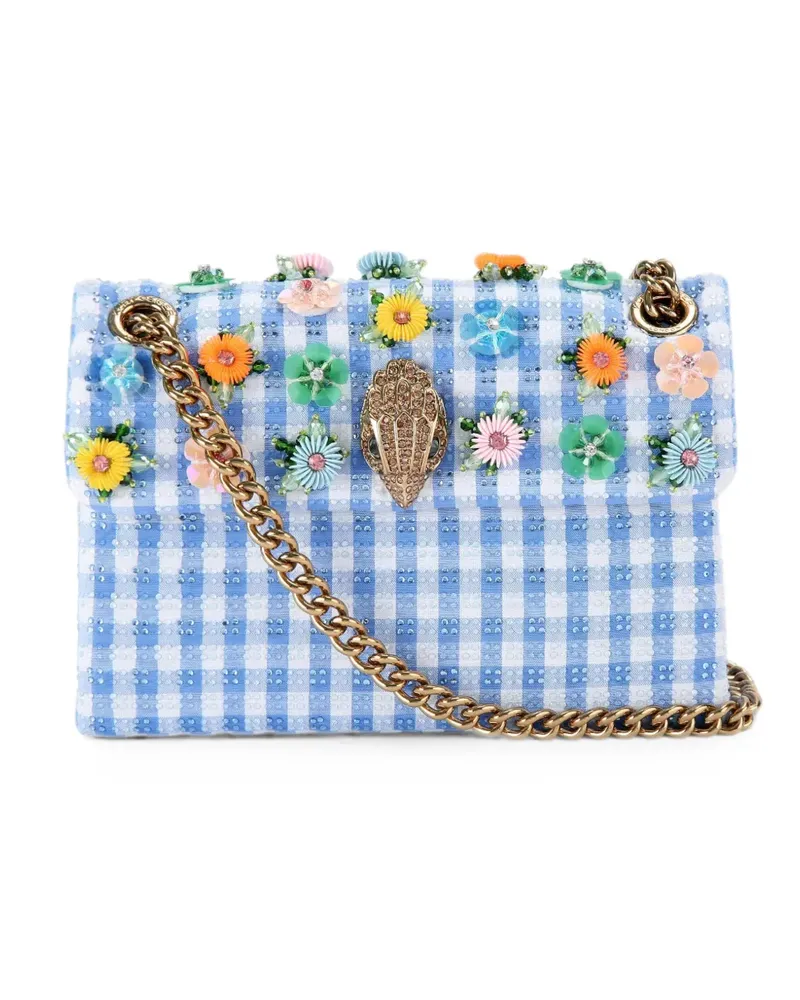 Kurt Geiger mini Kensington flower bag - Blau Blau