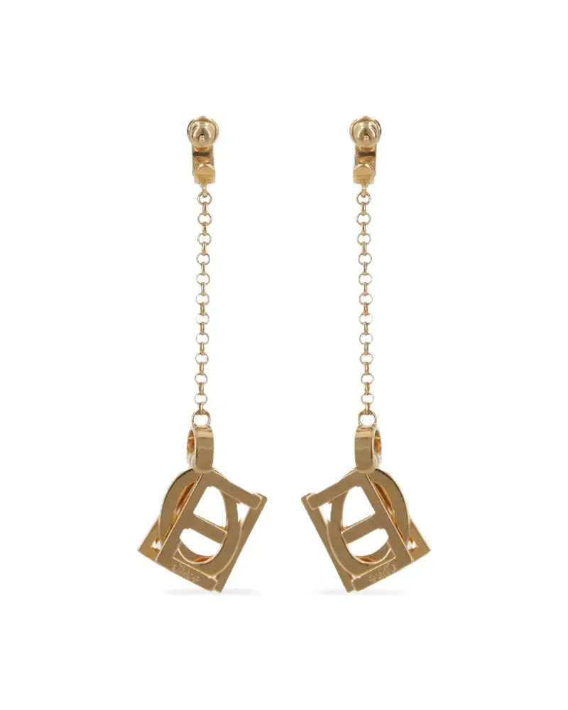 Chloé Geometrische Hängeohrringe - Gold Gold