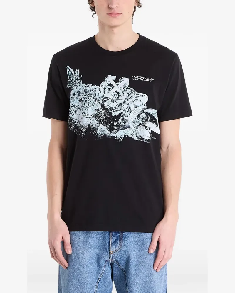 OFF-WHITE Eagle Rock T-Shirt - Schwarz Schwarz