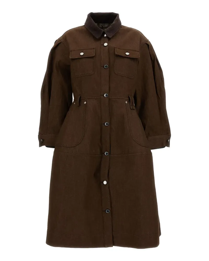 Simone Rocha mini shirt dress - Braun Braun