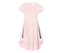 Kleid mit Puffärmeln - Rosa