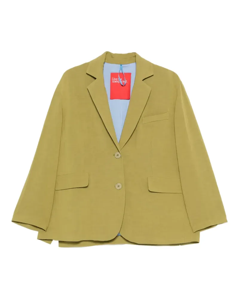 ..,merci pocket notched blazer - Grün Grün