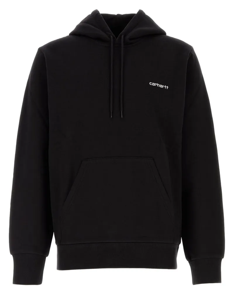 Carhartt WIP Hoodie mit Logo-Stickerei Schwarz