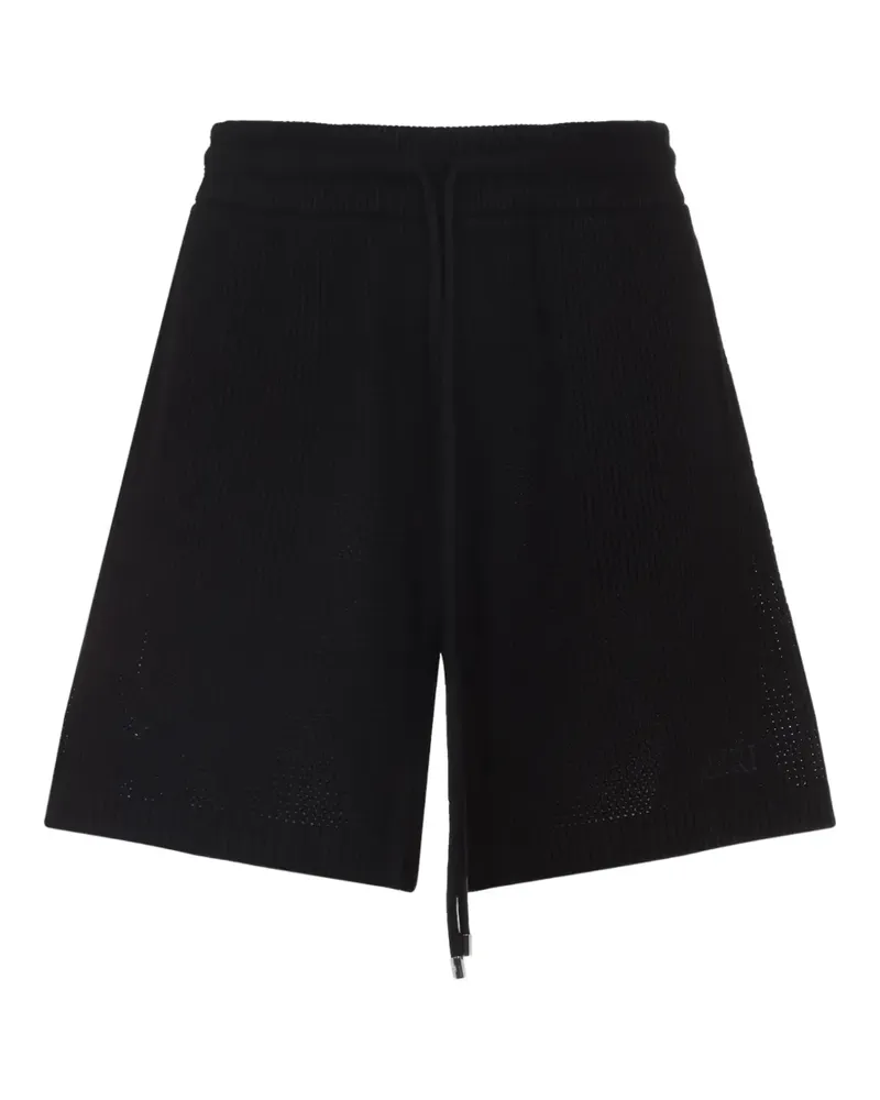 Amiri Gehäkelte Mesh-Shorts - Schwarz Schwarz